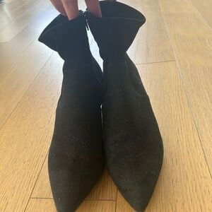 Loeffler Randall Black Suede Boots